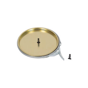 Chiusura con fascetta a leva + sigillo 233mm